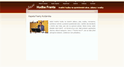 Desktop Screenshot of hudba-franta.cz